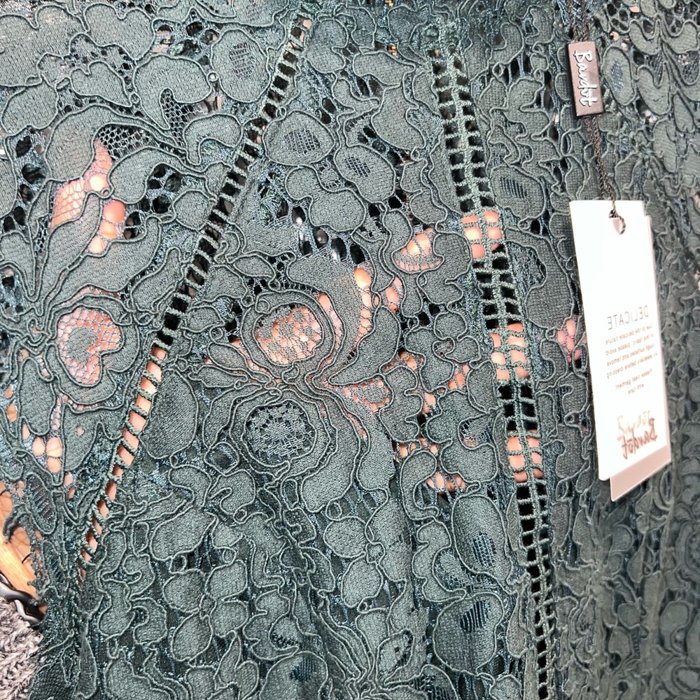 Bardot Dark Green Lace Midi Dress NWT✨ - Picture 13 of 17